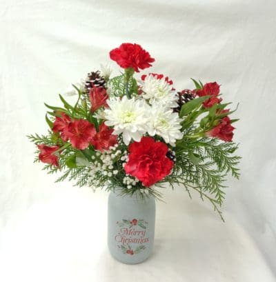 MERRY CHRISTMAS VASE 2
